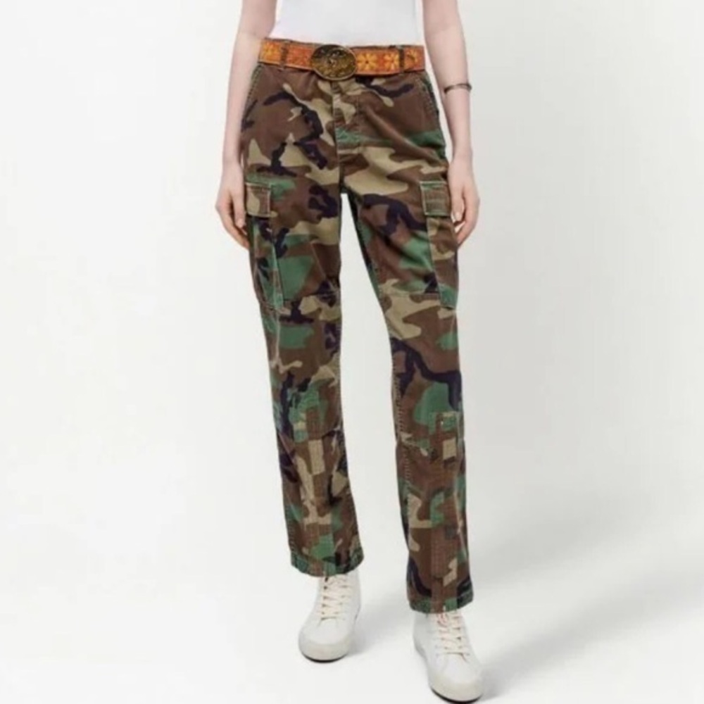 New with Tags Designer Camouflage Cargos